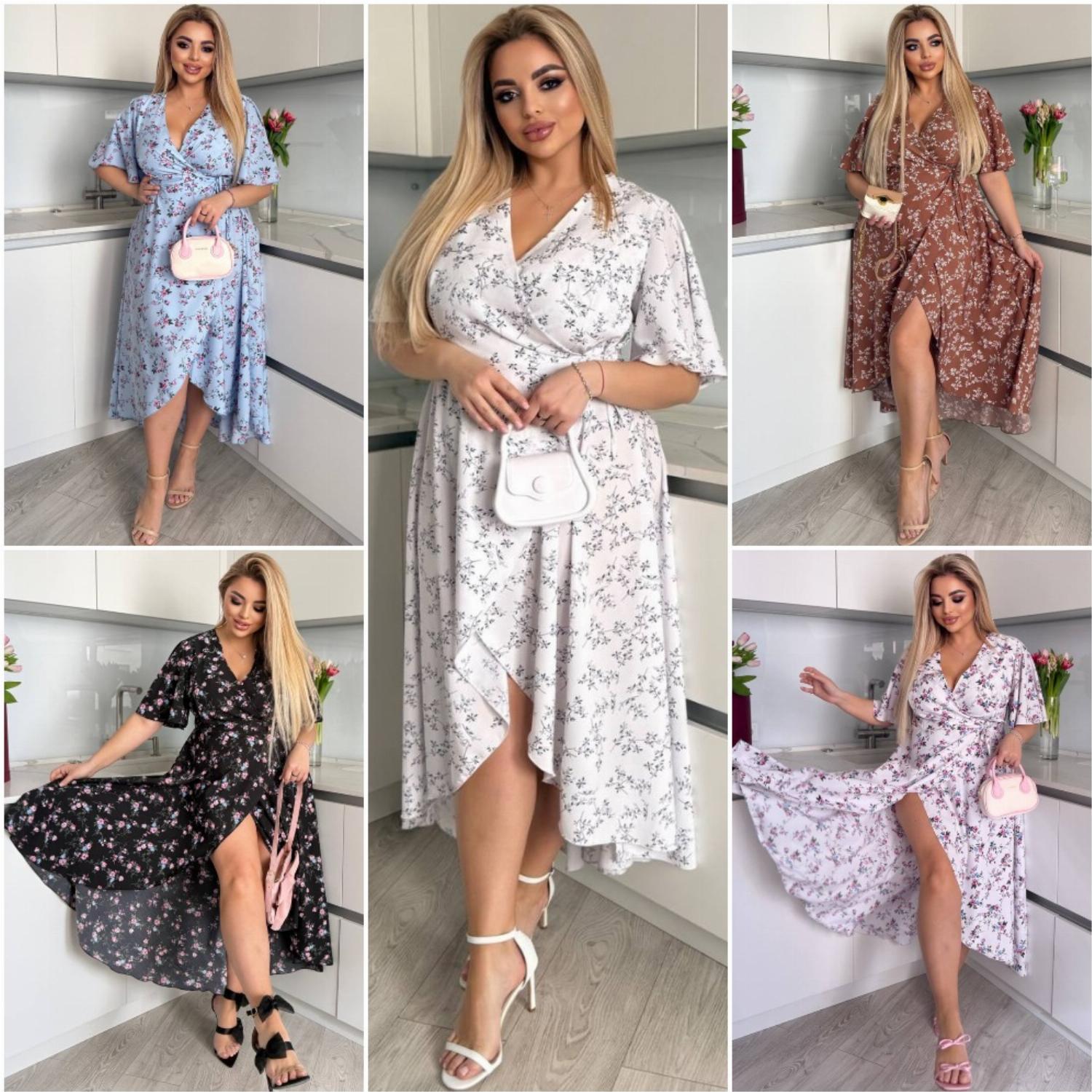 лёгкое летнее платье-миди Милый дом